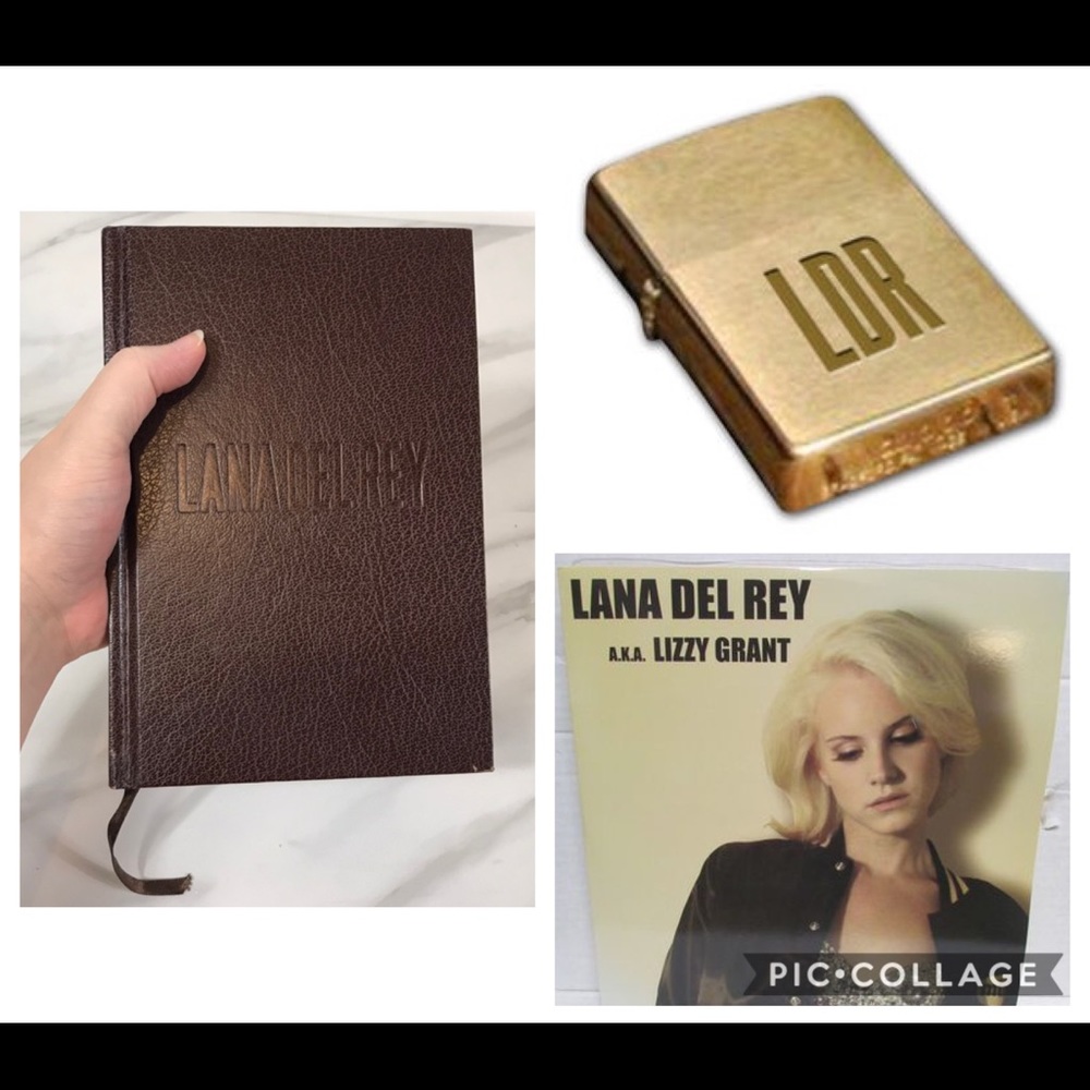 ISO Lana Del Rey Lyric Book, Lighter, and Vinyl